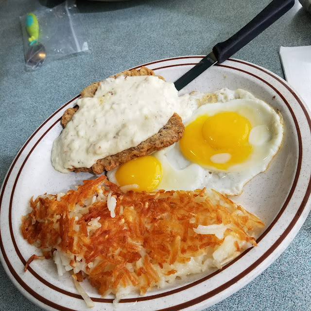 Chicken Fried Steak & Eggs