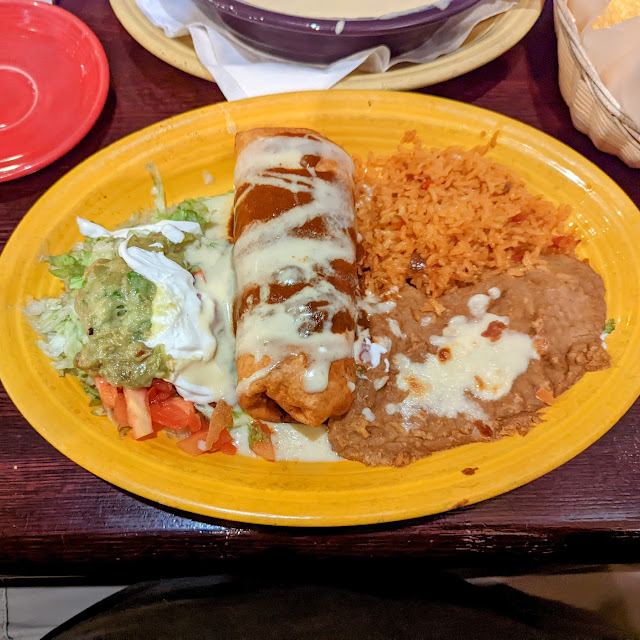 Steak Chimichanga Dinner