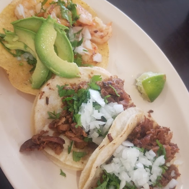 Tacos Al Pastor Tostada De Camaron
