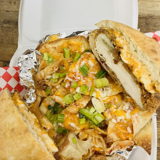 Chicken Ciabatta’S with Wontons