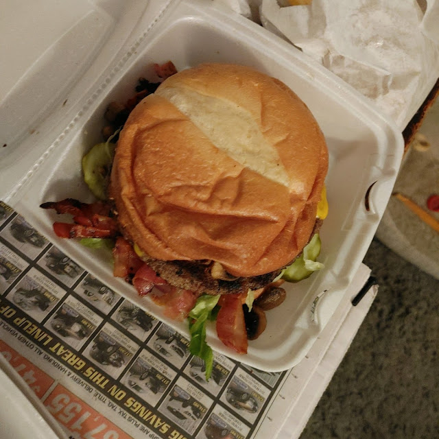 Bacon Mushroom Burger