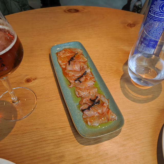 Sashimi de Lubina