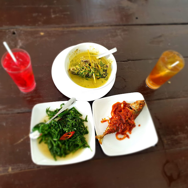Masak Lemak Ikan Baung Kangkung Goreng Belacan Dan Ikan Sambal