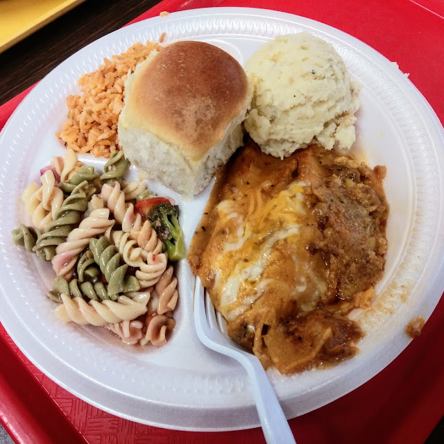 Enchiladas Pasta Salad & Rice