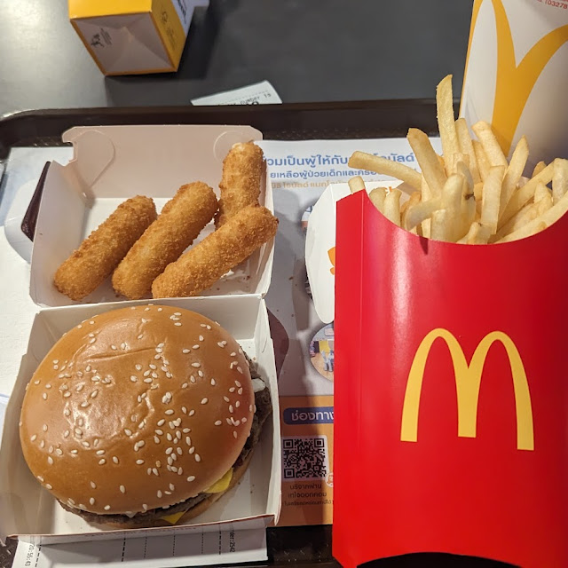 Big Mac with Cheese and Large Fries