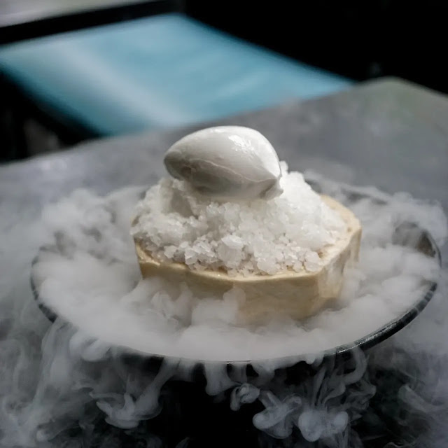Halo- Halo Coconut Sorbet Lime Granita Pandant Cheesecake