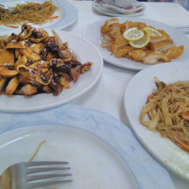 Pollo Limón Pato Bambú Y Setas Fideos Con Gambas