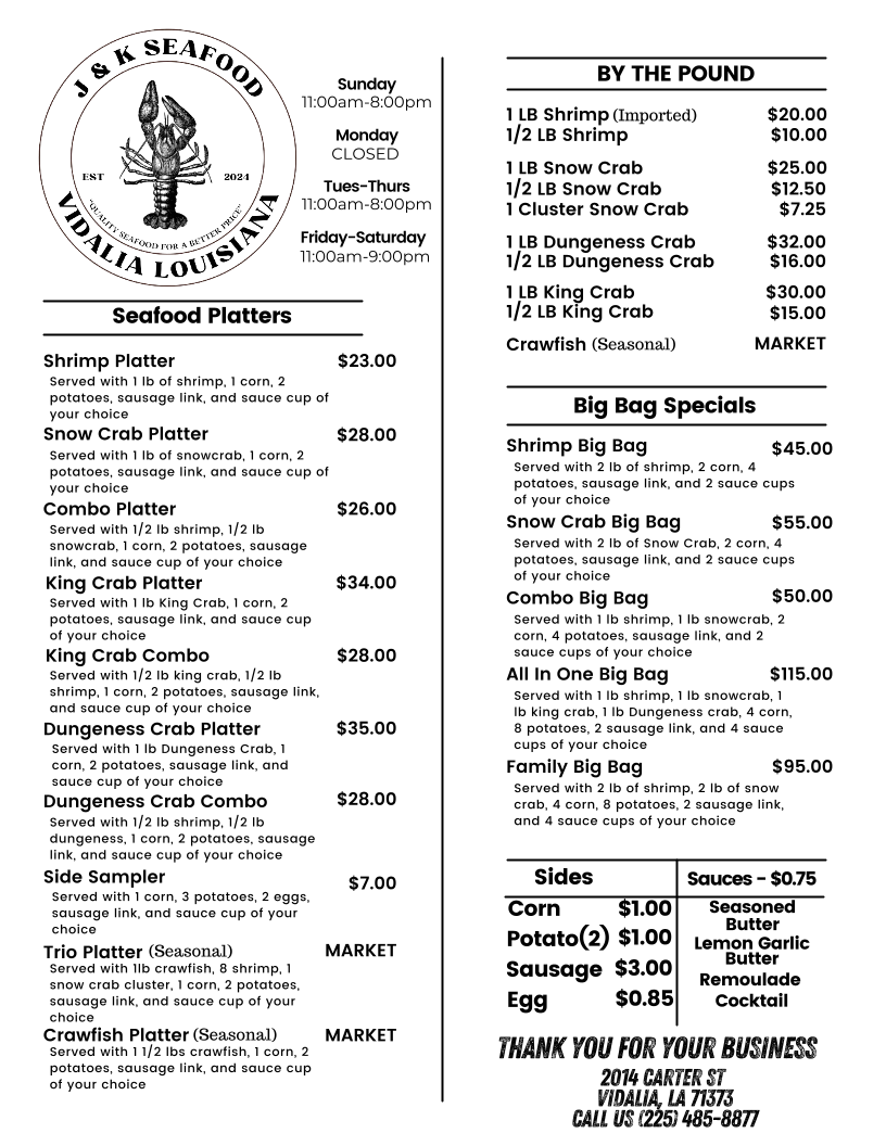 J and K Seafood - Photo 5