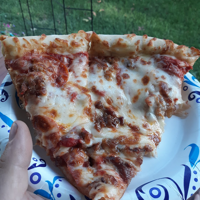 Large Pepperoni and Bacon Pizza