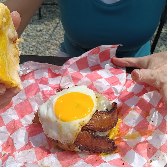 Bacon Cheeseburger with a Fried Egg