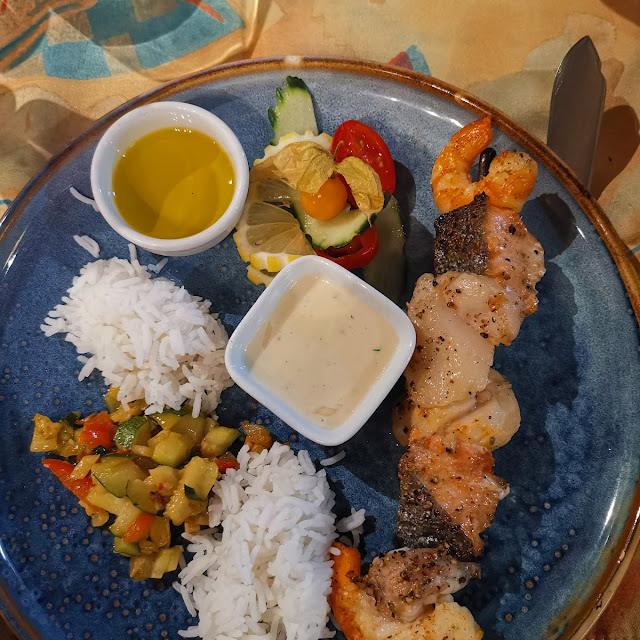 Brochette de Poissons Au Feu de Bois
