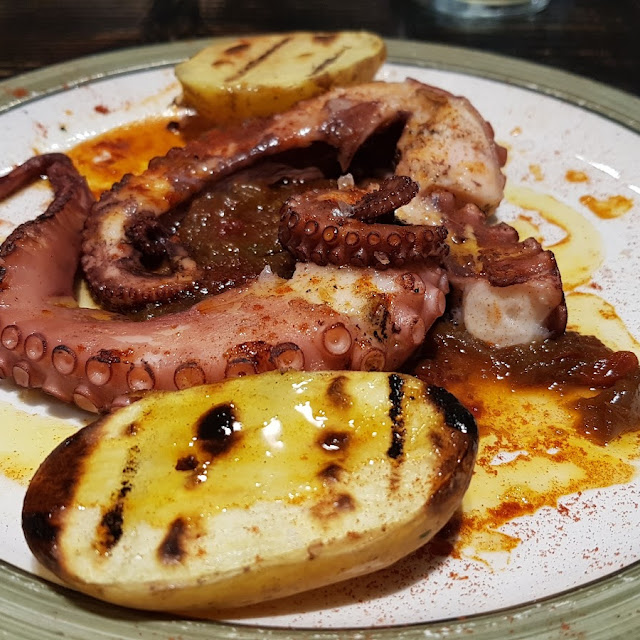 Charcoal Grilled Octopus