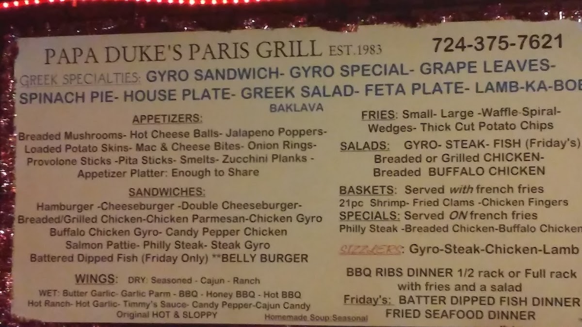Menu Photo 1