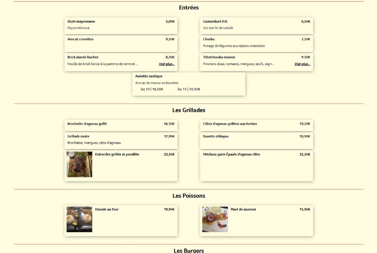 Menu Photo 5