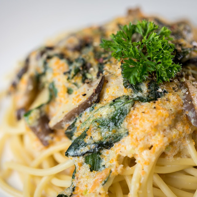 Cashew Basil Spaghetti