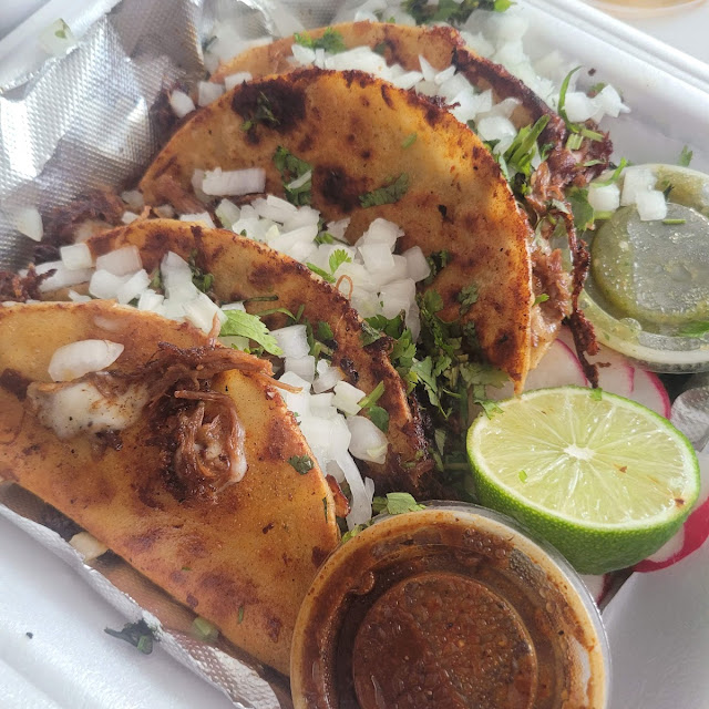 Quesabirria Tacos with Lime