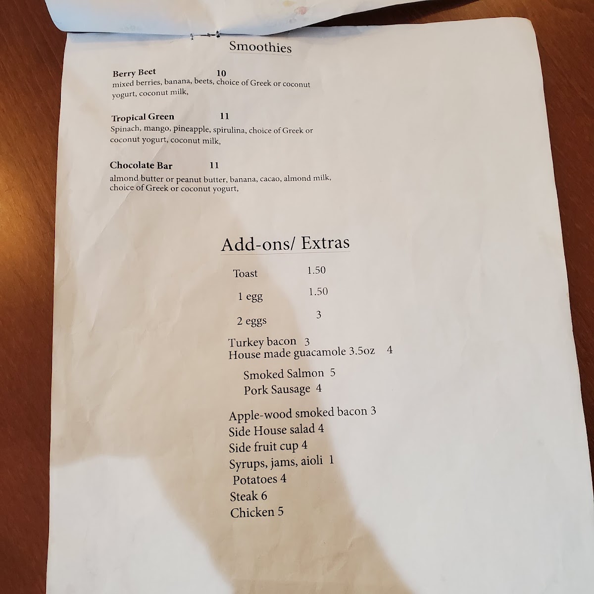 Menu Photo 4
