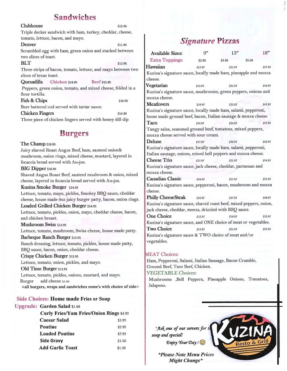Menu Photo 0
