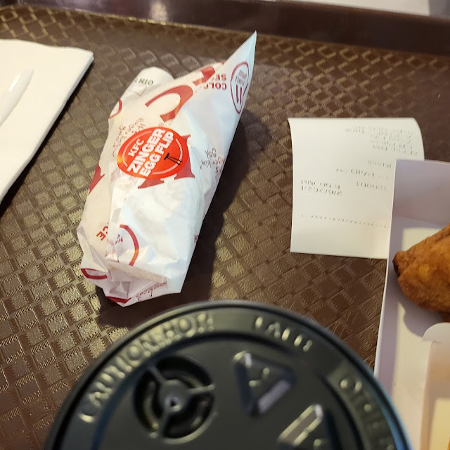 KFC Zinger Egg Flip