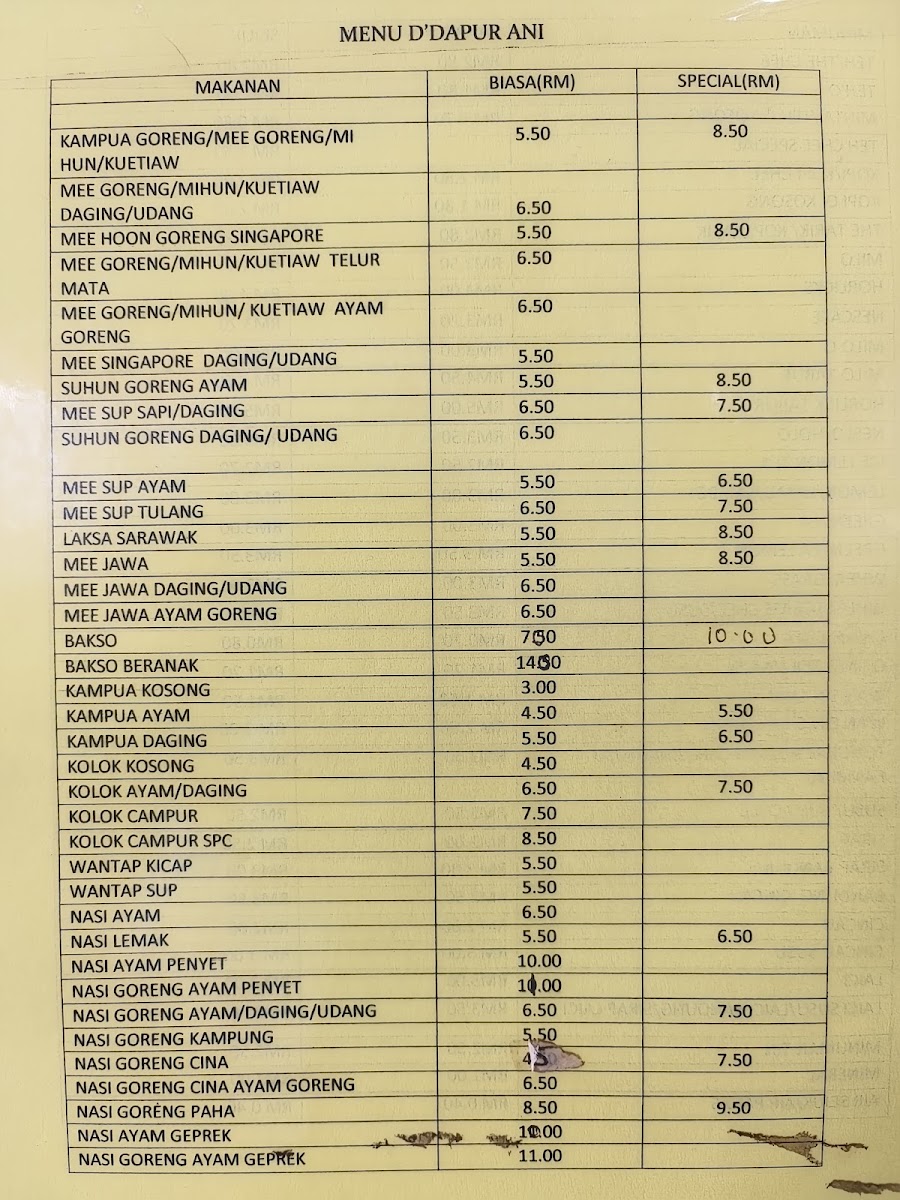 Menu Photo 0