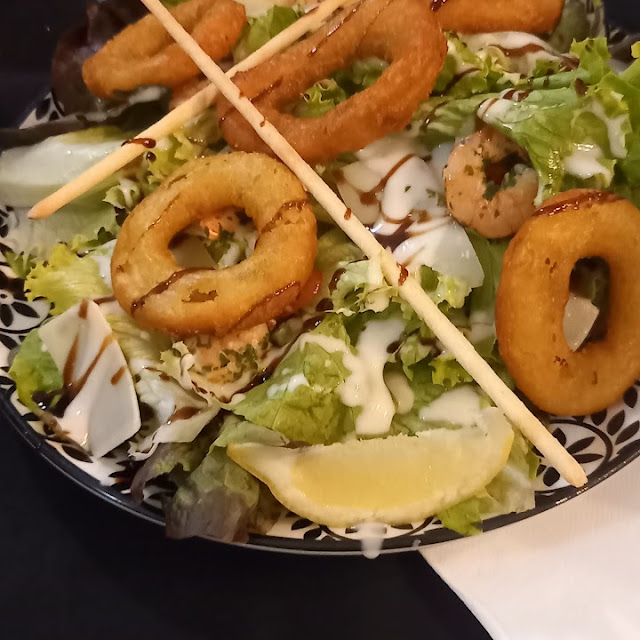 Salade de Calamar Crevettes