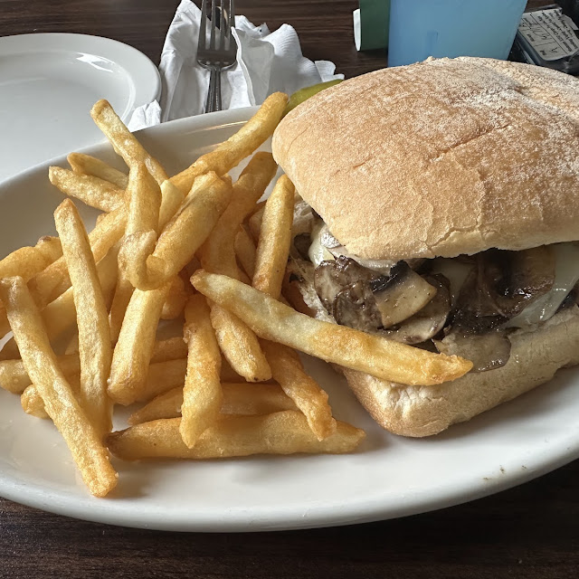 Mushroom Swiss Burger