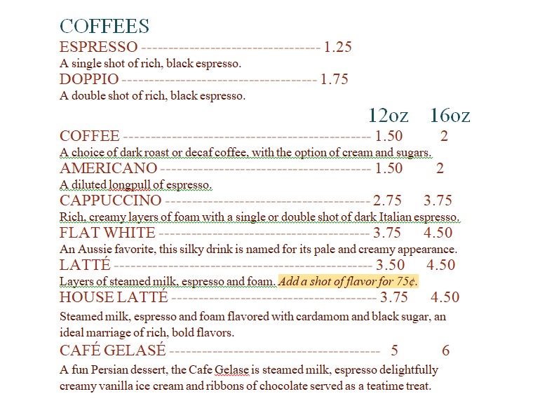 Menu Photo 0
