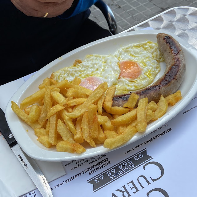 Huevos Patatas Frutas Y Beicon