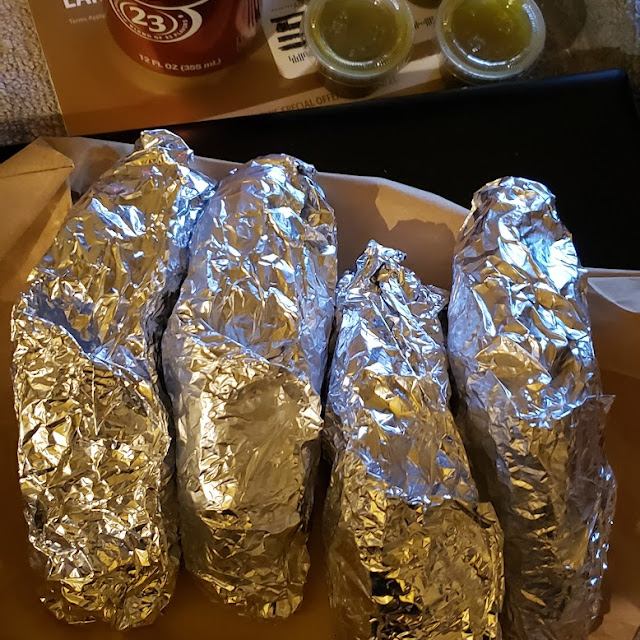 Beef Taco and Dr Pepper