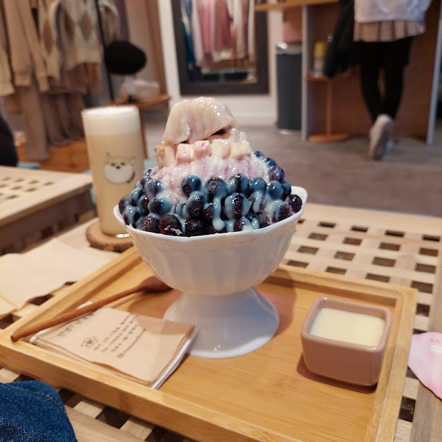 Bingsu Fraise Bingsu Macha