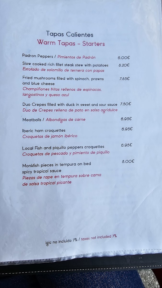 Menu Photo 1