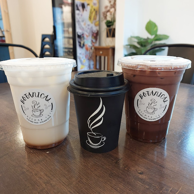 Lemon Tea Iced Chocolate Hazelnut Latte