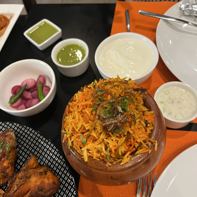 Mutton Biryani Allo Tikki Chat