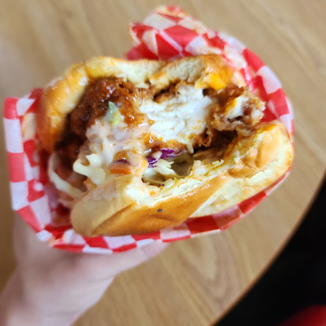 Sriracha Maple Nashville Hot Chicken Sandwich