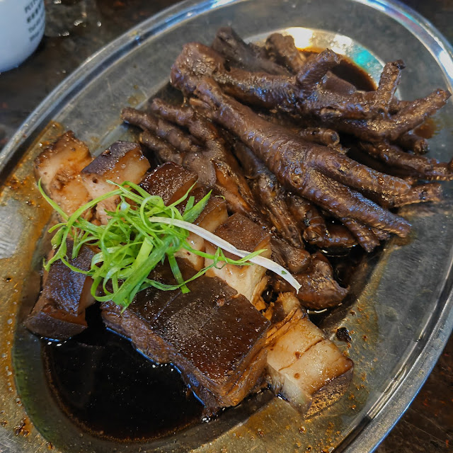 Braised Pork Belly and Chicken Feet