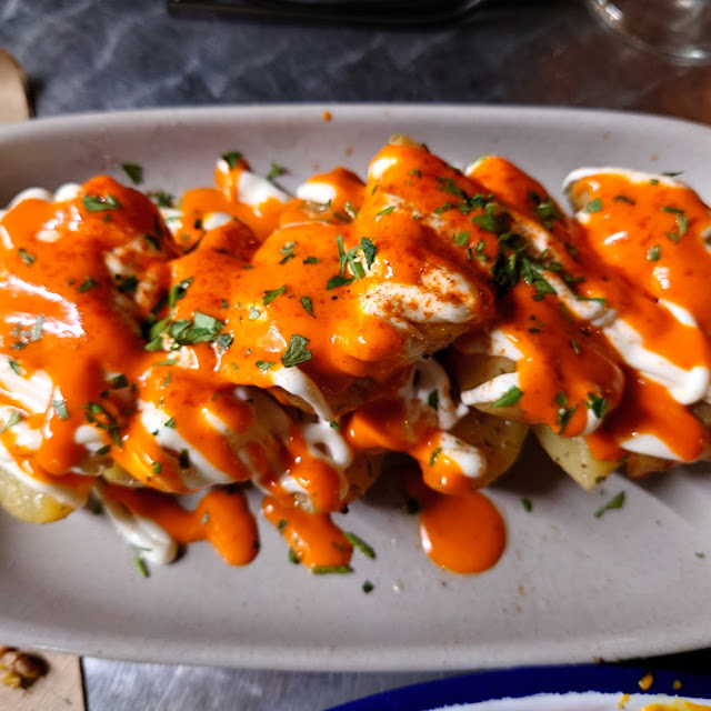 Patatas Confitadas Con Mojo Rojo