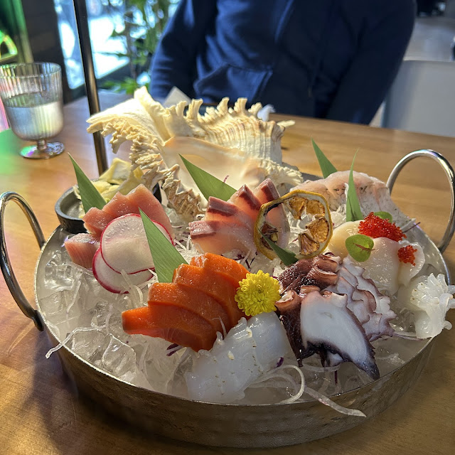 Silver Sashimi Platter