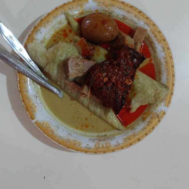 Lontong Haruan Telur