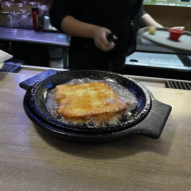 Saganaki Flaming Cheese