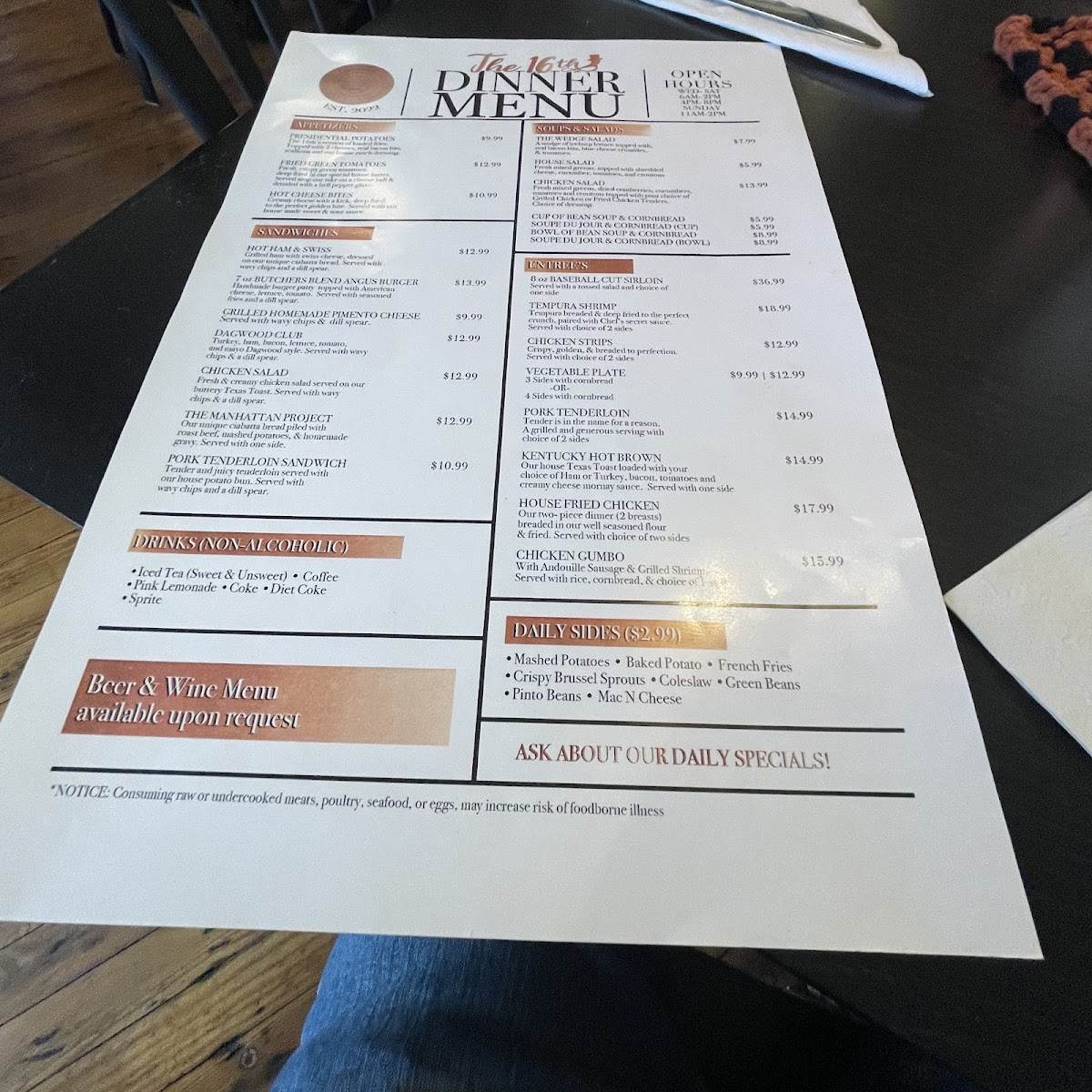 Menu Photo 4