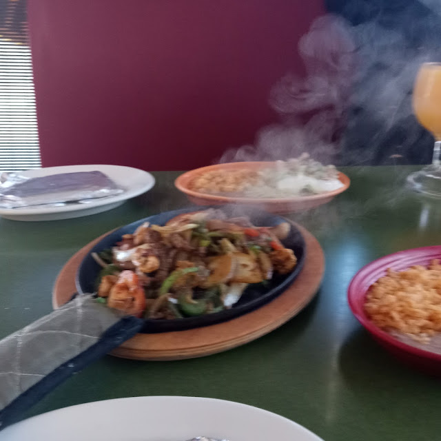 Steak and Shrimp Fajitas