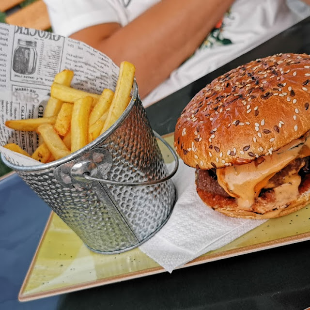 Burger and Fries