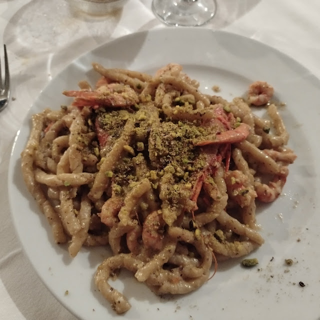 Busiate Ai Gamberi E Pistacchio