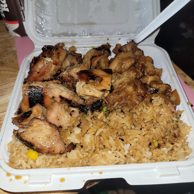 Burbon Chicken Black Pepper Chicken with Vegetables Fried Rice