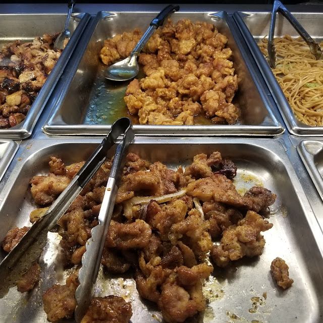 Vegetable Lo Mein Orange Chicken