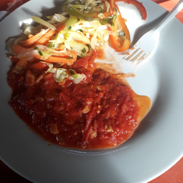 Tomato Choka and Chow Mein