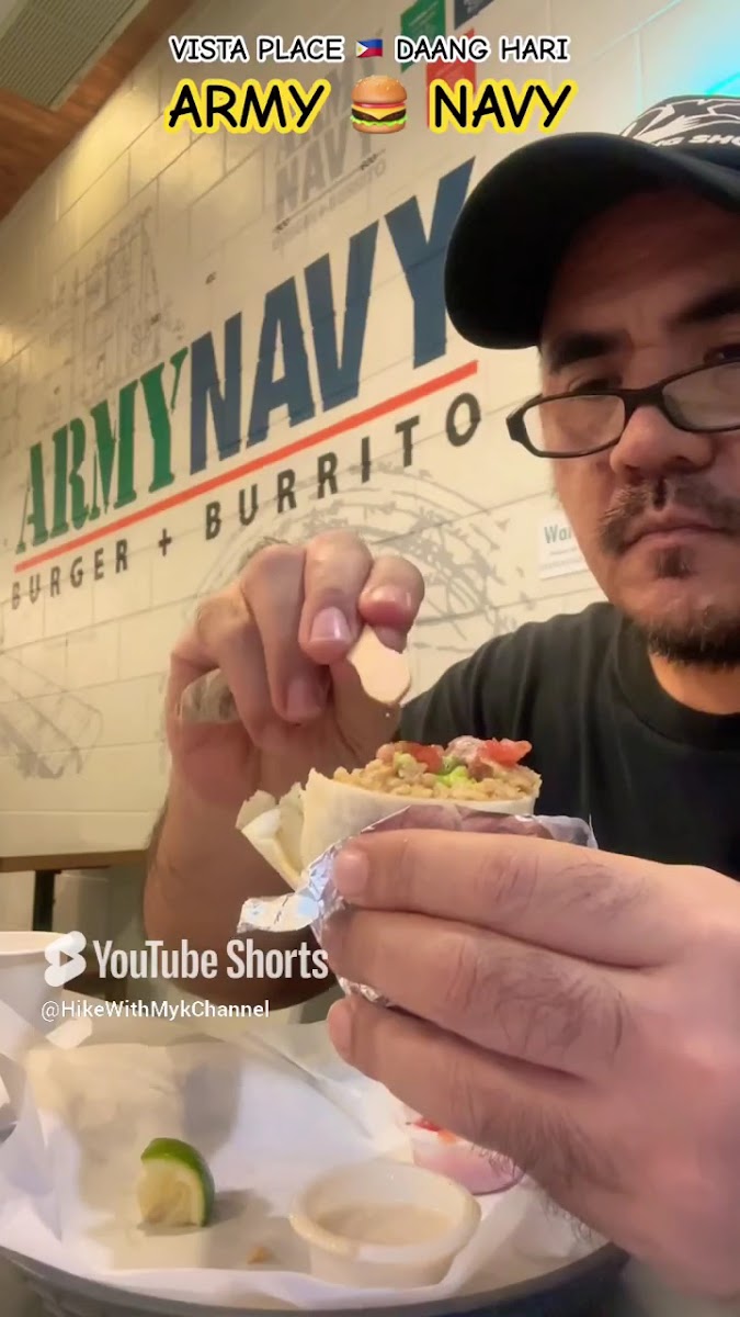 ArmyNavy Burger Burrito - Photo 1