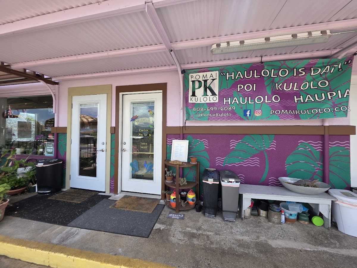 He Mea 'Ono Poi Factory and Hawaiian Food