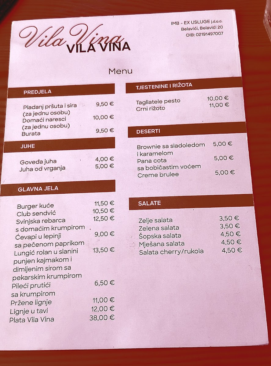Menu Photo 0