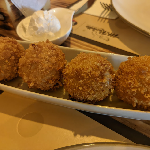 Croquetas de Raclette Y Jamon